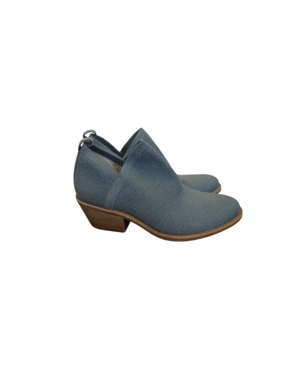 Sofft Arvada Gray Knit Ankle Boots Women's Size 8.5 Boho Fall Casual Cabincore